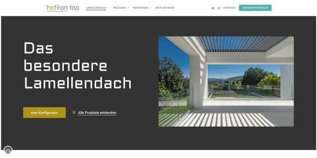 Website von hotiron products