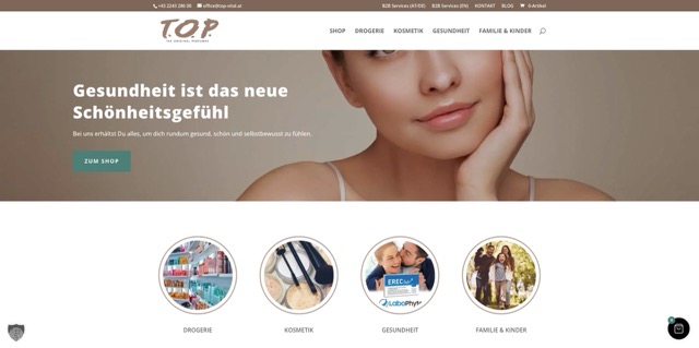 Website von Top Vital