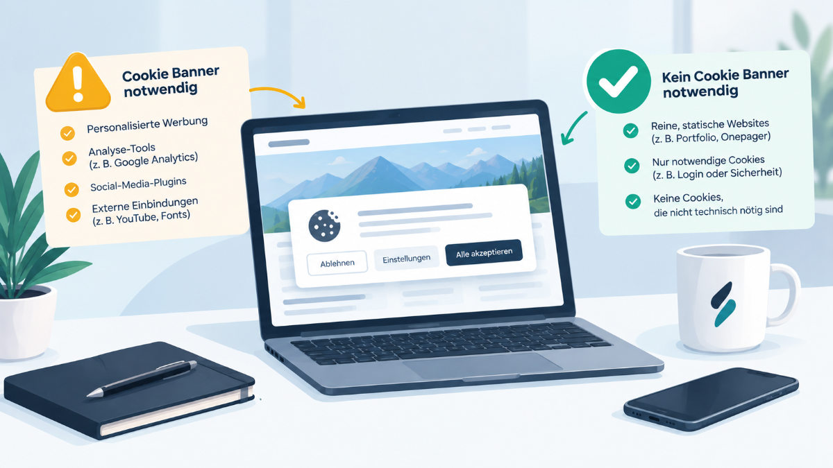 Consent Management für KMU: Wann braucht man einen Cookie Banner (und wann nicht)?