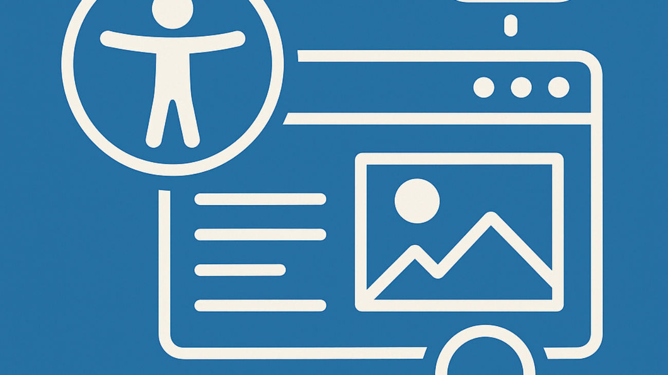 Illustration zum Thema barrierefreie Websites