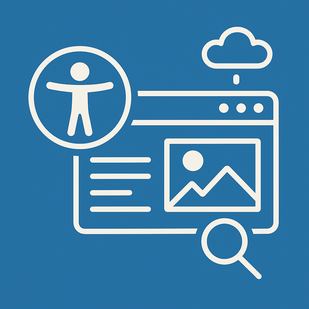 Illustration zum Thema barrierefreie Websites