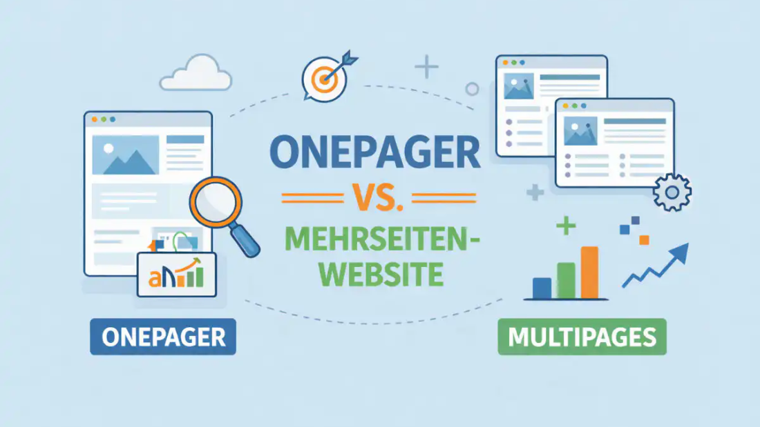 OnePager vs. Multipages bei Websites