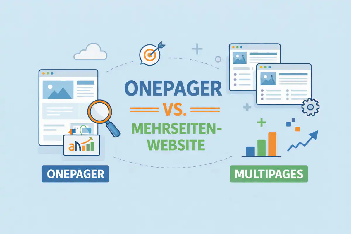 OnePager vs. Multipages bei Websites
